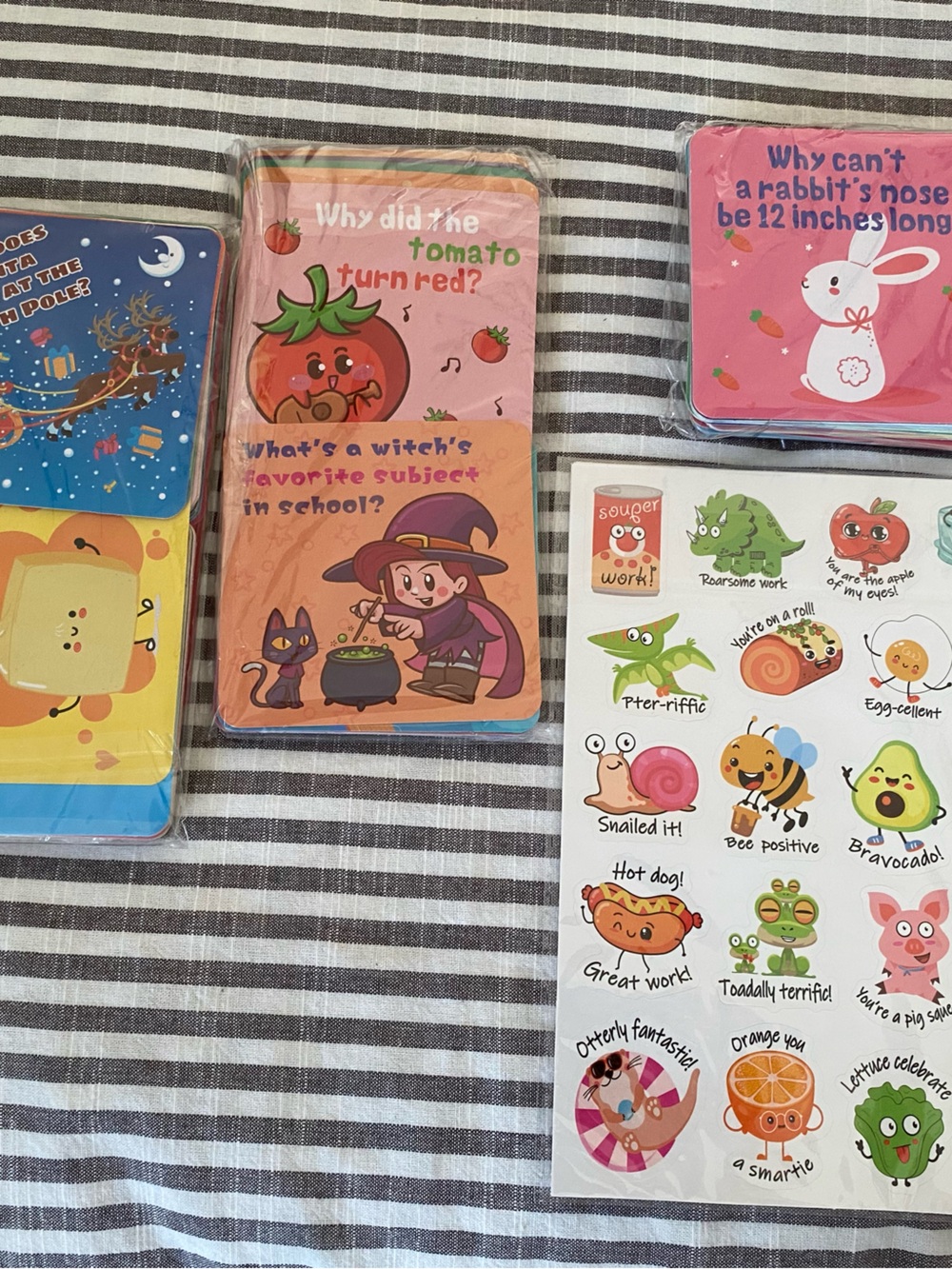 Lunchbox notes and stickers